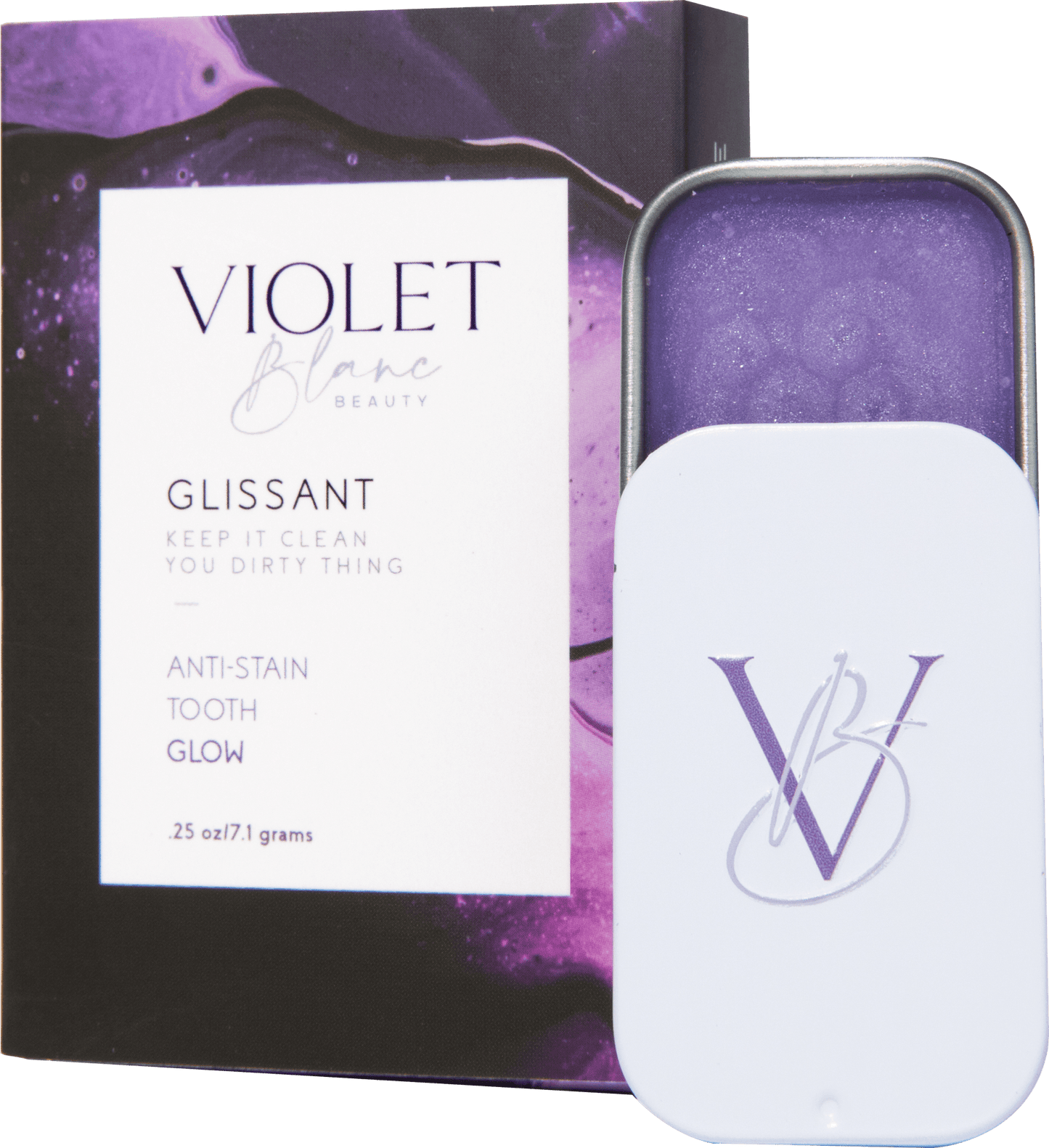 Glissant Anti-Stain Tooth Glow - Set of 2 - Violet Blanc Beauty